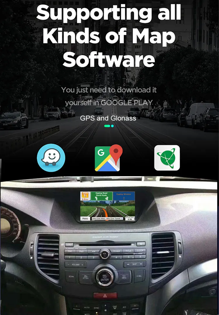 Discount Android 8.1 ROM32GB Quad core for Acura Tsx 2009-2014 Car radio GPS Navigation Player Radio Multimedia HD 5