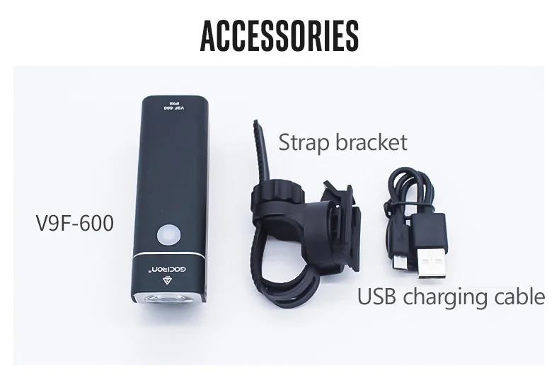 Flash Deal Gaciron Waterproof 600LM Bicycle Headlight with Wire Control USB Rechargeable MTB Bike Front light Flashlight Handlebar LED Lamp 17