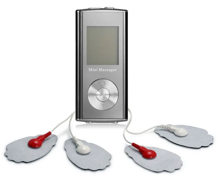 2 Channels with 6 modes TENS/EMS Machine Digital Massager Electrode