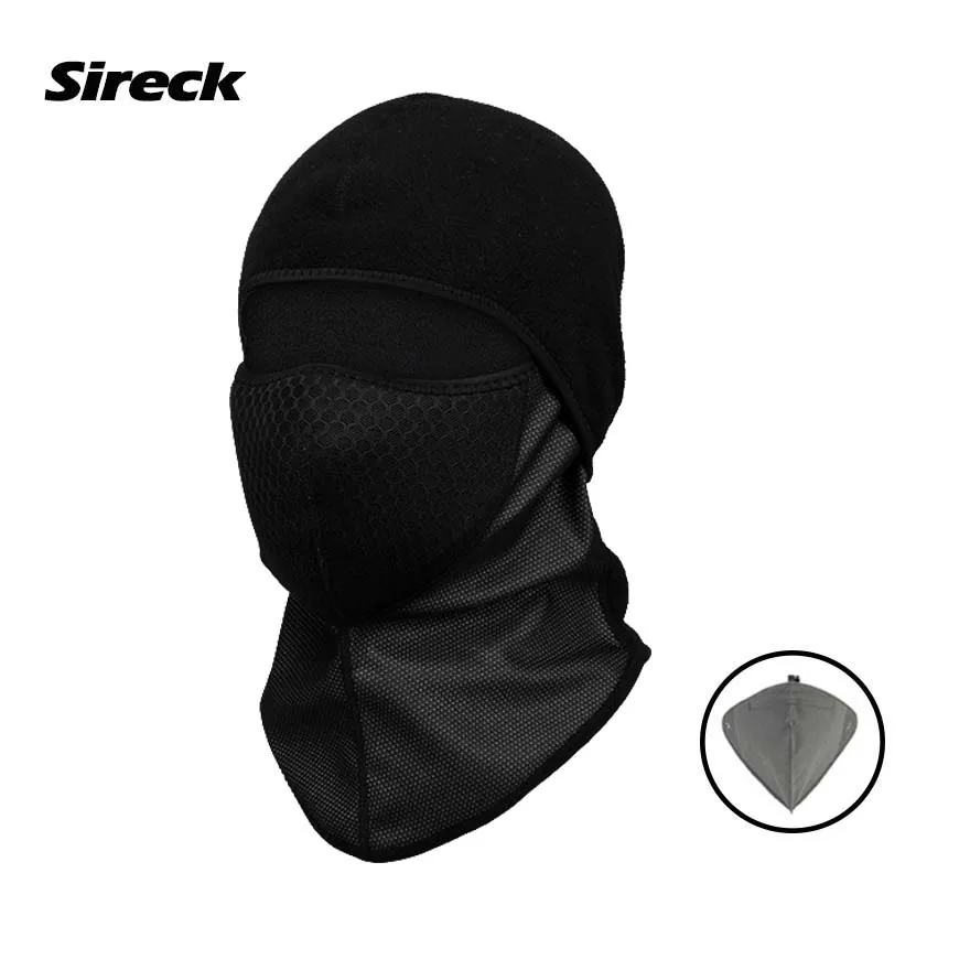 Sireck Winter Cycling Cap Thermal Fleece Cycling Anti-Dust Face Mask Bike Bicycle Skiing Neck Hats Running Head Scarf Bandana