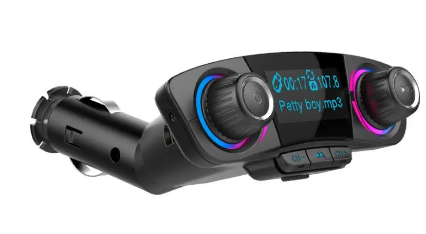 BT06 автомобильный Bluetooth mp3 fm-передатчик Автомобильный Bluetooth автомобильное Bluetooth зарядное устройство MP3-плеер XC-19