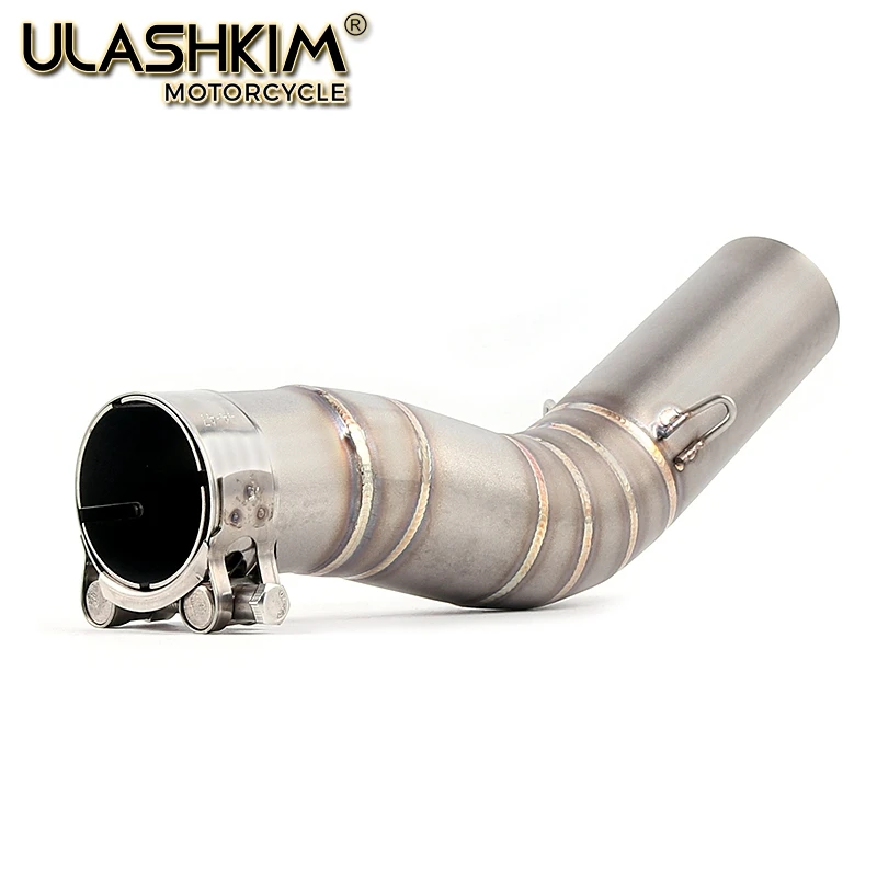 Motocicleta completa del sistema de Escape Slip-On para GSXR1000 suzuki GSX R1000 GSXR 1000 modificado medio enlace de tubería