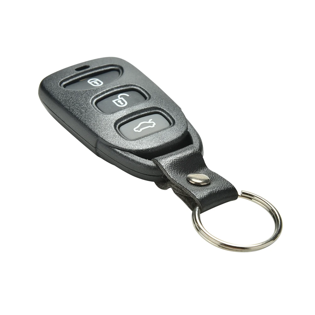 

Key Case for Car In Stock 3 Buttons+Panic Button FOB key Black Cover Case Remote Key Shell for KIA