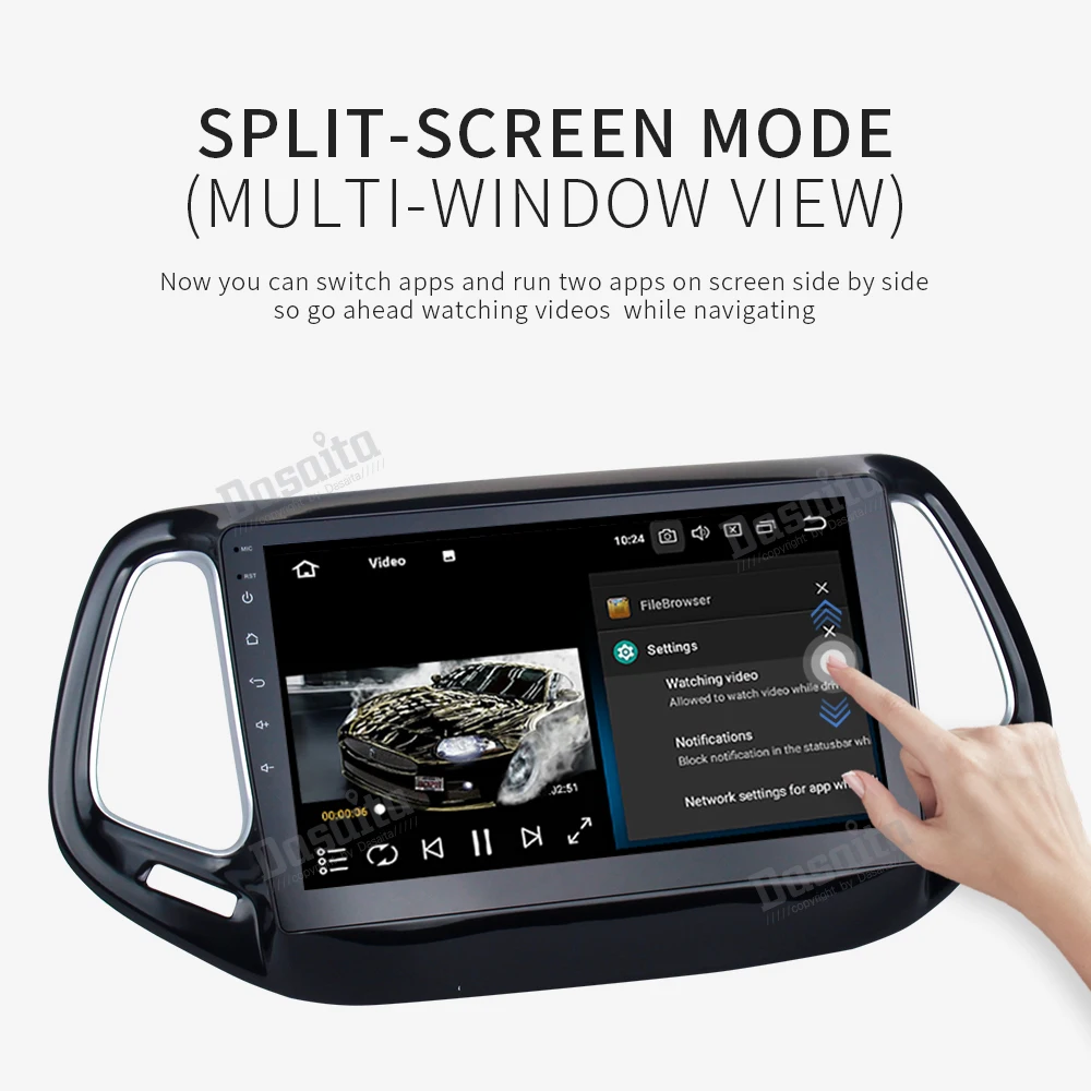 Excellent Dasaita 9" Android 9.0 Car GPS Radio Player for Jeep Compass 2017 with Octa Core 4GB+32GB Auto Stereo Multimedia 3 Excellent Dasaita 9" Android 9.0 Car GPS Radio Player for Jeep Compass 2017 with Octa Core 4GB+32GB Auto Stereo Multimedia 3