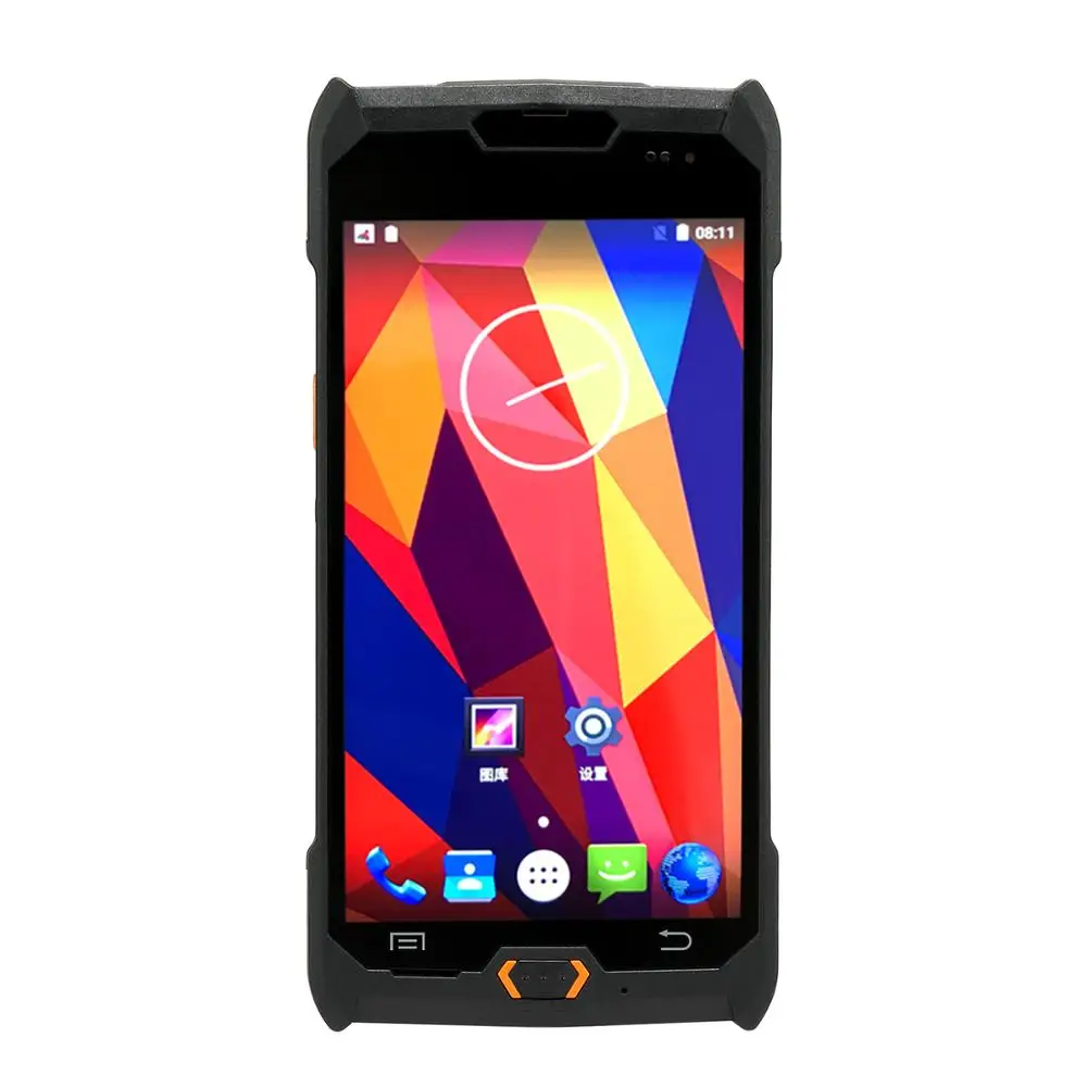 5 дюймов промышленные карманные КПК Android 7,0 сканер штрих-кода 1D лазерный 2D PDF417 считыватель штрих-кода смартфон для логистики курьера