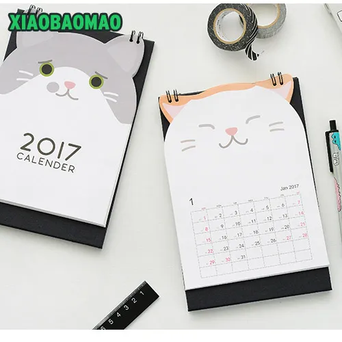 New Lovely 2017 Diy Print Desk Calendar Desktop To Do List Daily