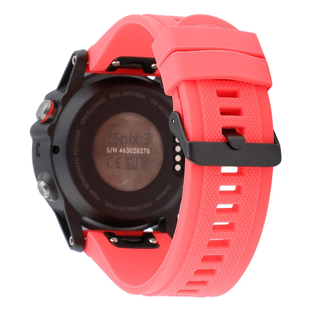 Quick Fit Силиконовый ремешок для часов 20/22/26 мм для Garmin Fenix 5X/5X Плюс/5S/5/3/3HR/Forerunner 935/Quatix 3/5 резина Ремешок из искусственной кожи