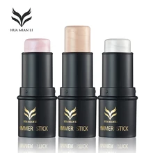 3 colors Choice Make up Highlighter Shimmer Stick Bronzer and Highlighter Contour Powder Cream Silver Gold Highlighting