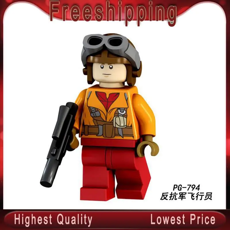 

Single Sale PG794 Rebel Alliance Pilot Master Yoda Han Solo Star Wars Special Offer Building Blocks Children Gift Toys