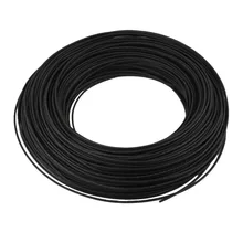 200 м 656ft Dia Ratio 2/1 1,5 мм черная термоусадочная трубка усадочная трубка