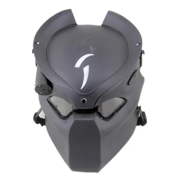 

tactical skull face mask military Field Alien vs Predator mask lone wolf mask field CS Infrared Lamp for hunting paintball