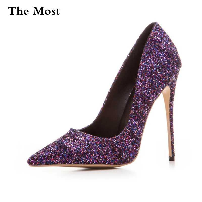 ARQAWomen Pumps High Heels Sexy Size 34-47 Spring Bride Pointed Toe High Heels Shoes Sexy Sequins six-color Women's shoes ARQAWomen Pumps High Heels Sexy Size 34-47 Spring Bride Pointed Toe High Heels Shoes Sexy Sequins six-color Women's shoes