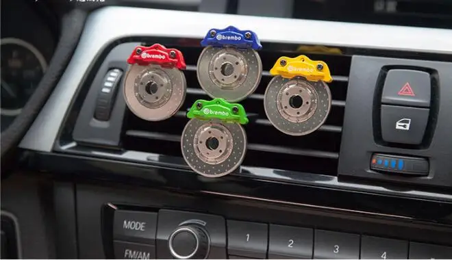 Тормозной диск каллиперы зажим для ароматерапии смешанные стили авто освежитель воздуха автомобильные аксессуары автомобильный