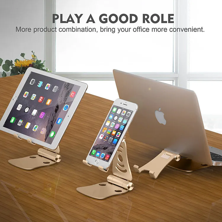 Portable Aluminium alloy Stand Desktop Notebook Stand Holder Support for MacBook Air 13 Pro 13 Retina For iPad and For iPhone