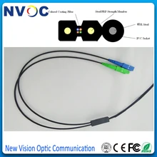 10 шт./лот, 15 м SC/UPC-SC/APC открытый GJYXCH волоконно-оптический FTTH патч-корд 2 ядра G657A1, LSZH, 15 м, 50 см между черным коснитесь к разъему