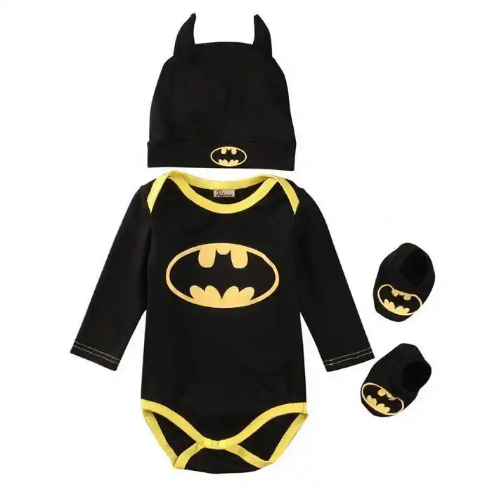 batman baby booties
