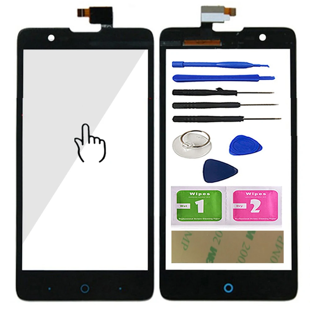 

Touch Screen For ZTE Blade L3 Plus V993W Touch Glass Sensor Replace Front Glass Digitizer Panel Mobile Phone Tools Adhesive