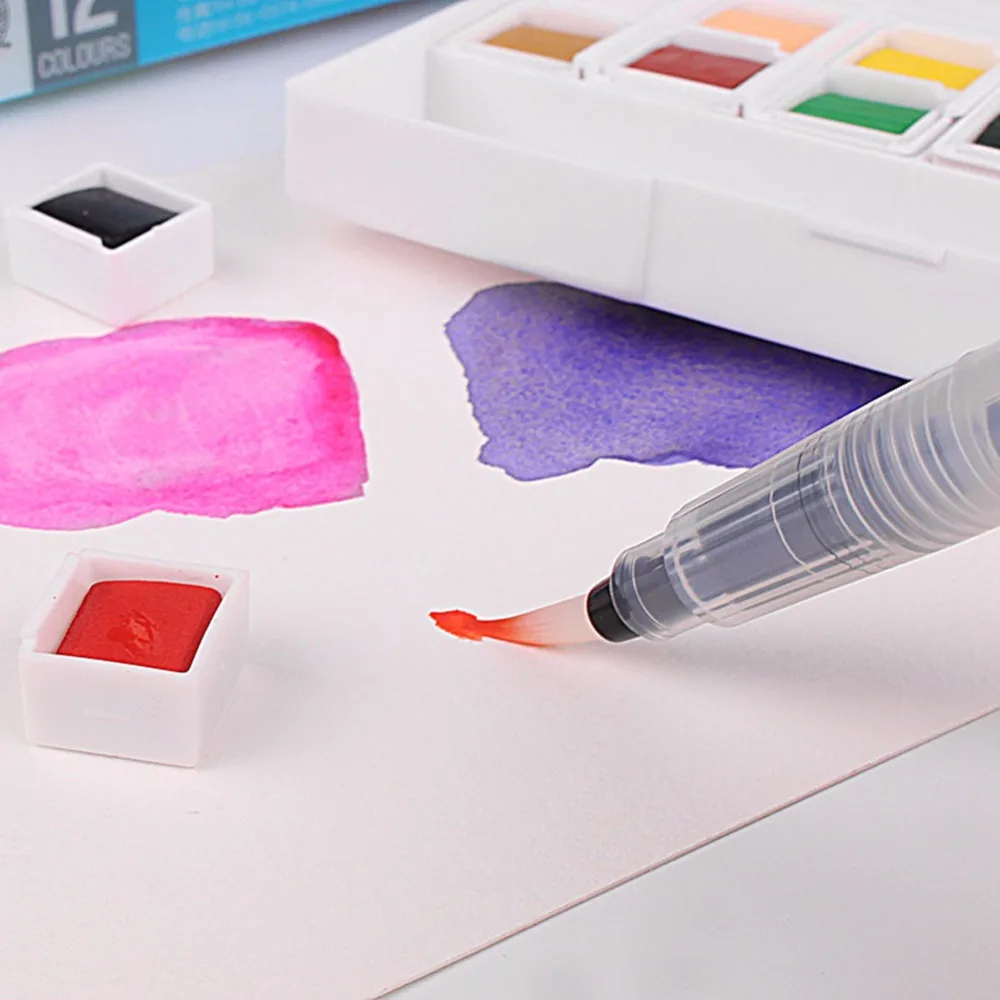 Pintura para Crianças da Arte da Pintura Cor-em Pó-forma Sólida Aquarela Pigmento & Educação 40 36 30-cor-cor-compacto 6 40 36 30-cor-Cor-Compacto Cor-Em Pó-Forma Sólida Aquarela