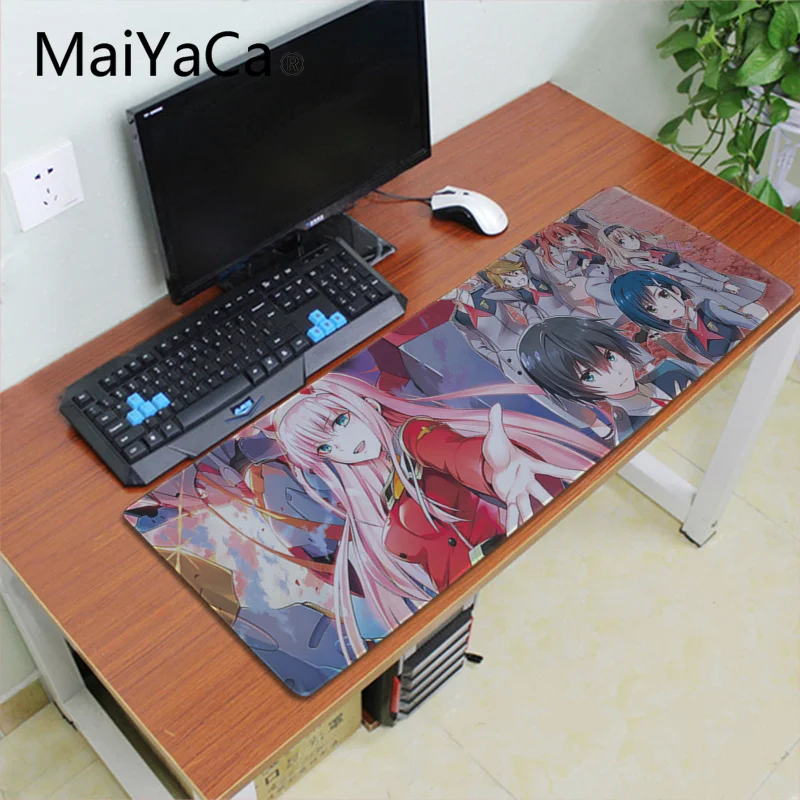 Lock Edge 30x80cm Maiyaca darling in the franxx резиновый коврик для мыши на стол игровой коврик для мыши для ноутбука ноутбук большой коврик для мыши геймер Настольный коврик - Цвет: Lock Edge 30x80cm