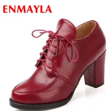 ENMAYER Vintage Sexy Red Bottom Round Toe High Heels Women Pumps Shoes 2014 Brand New Design Less Platform Pumps 4colors ENMAYER Vintage Sexy Red Bottom Round Toe High Heels Women Pumps Shoes 2014 Brand New Design Less Platform Pumps 4colors