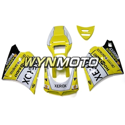 Желтый белые Обтекатели для Ducati 996 748 916 998 Monoposto 1996-2002 97 98 99 10 01 02 впрыск АБС пластмасса обвес капоты