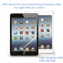 200 шт./лот мягкий Сверхтонкий Прозрачный Защита ЖК экрана пленка для Apple iPad Air 2 Защитные пленки для экрана