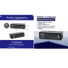 Elfin-EE10 RS232 Serial server single serial server to Ethernet ModbusTCP/HTTP Elfin-EE10 RS232 Serial server single serial server to Ethernet ModbusTCP/HTTP