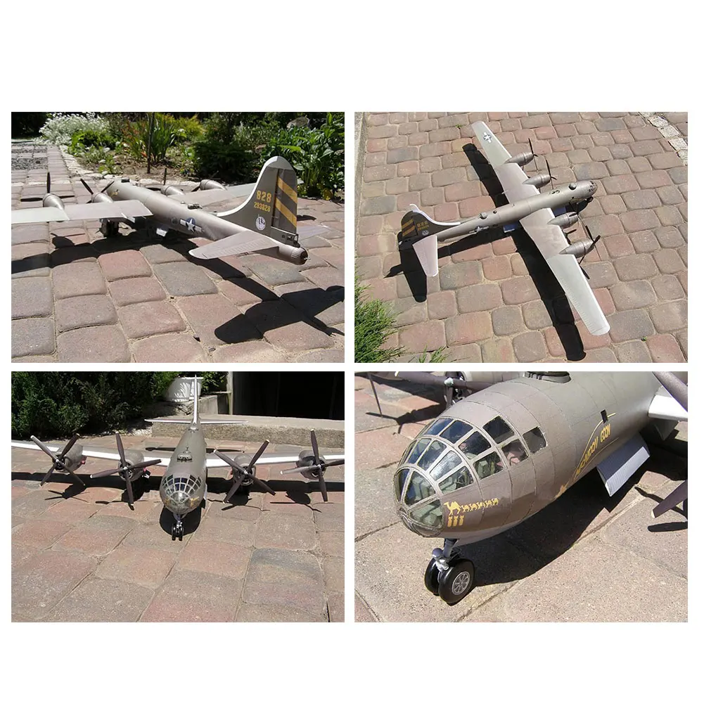 65*93*18 см B29 супер воздушная крепостная Военная авиационная модель DIY 3D Бумажная карточная модель строительные наборы строительные игрушки Образование