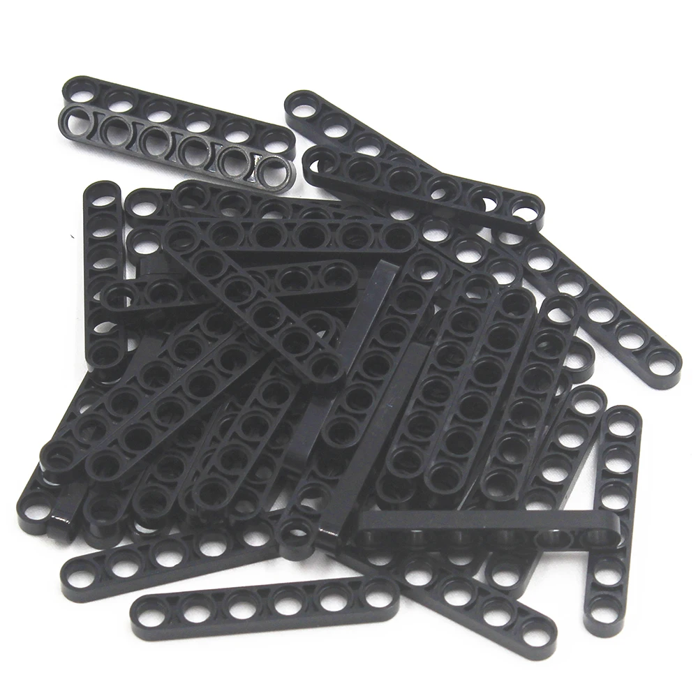 Building Blocks MOC Technic Parts 30pcs TECHNIC 6M HALF BEAM compatible with lego for kids boys toy Building Blocks MOC Technic Parts 30pcs TECHNIC 6M HALF BEAM compatible with lego for kids boys toy