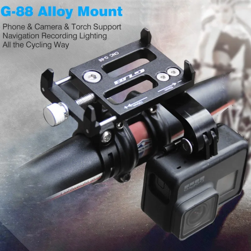 GUB G-88 High-quality Durable Portable Practical bicycle scooter bracket Suitable For xiaomi Multifunctional Mobile Phone Holder