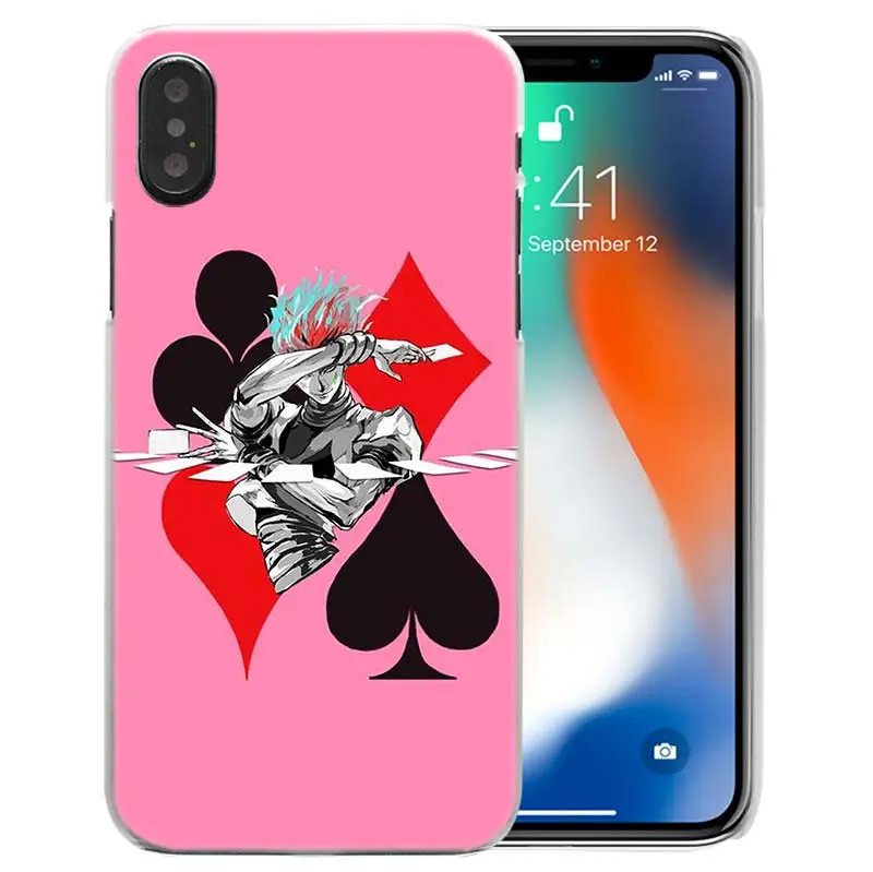 Чехол Hisoka Hunter Аниме для iPhone XS Max XR X или 10 6 6S 7 7S 8 Plus 5S SE 5 4S 4 5C Жесткий прозрачный пластиковый PC Coque Cover 11 Pro - Цвет: 10