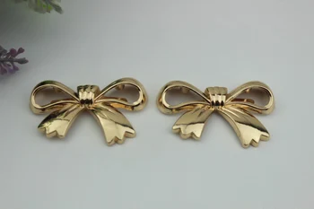 

10pcs/lot luggage bag hardware accessories diy metal bowknot decorated buckle shoe buckle adornment bag hardware accessories