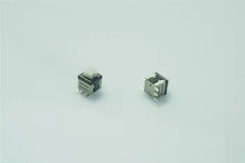 

100pcs 5.8 x 5.8 mm x Height 7.3 mm Push Button Switch SMT Surface Mount PCB DPDT Lock Heat Resistance Keyswitch DC30V 100mA