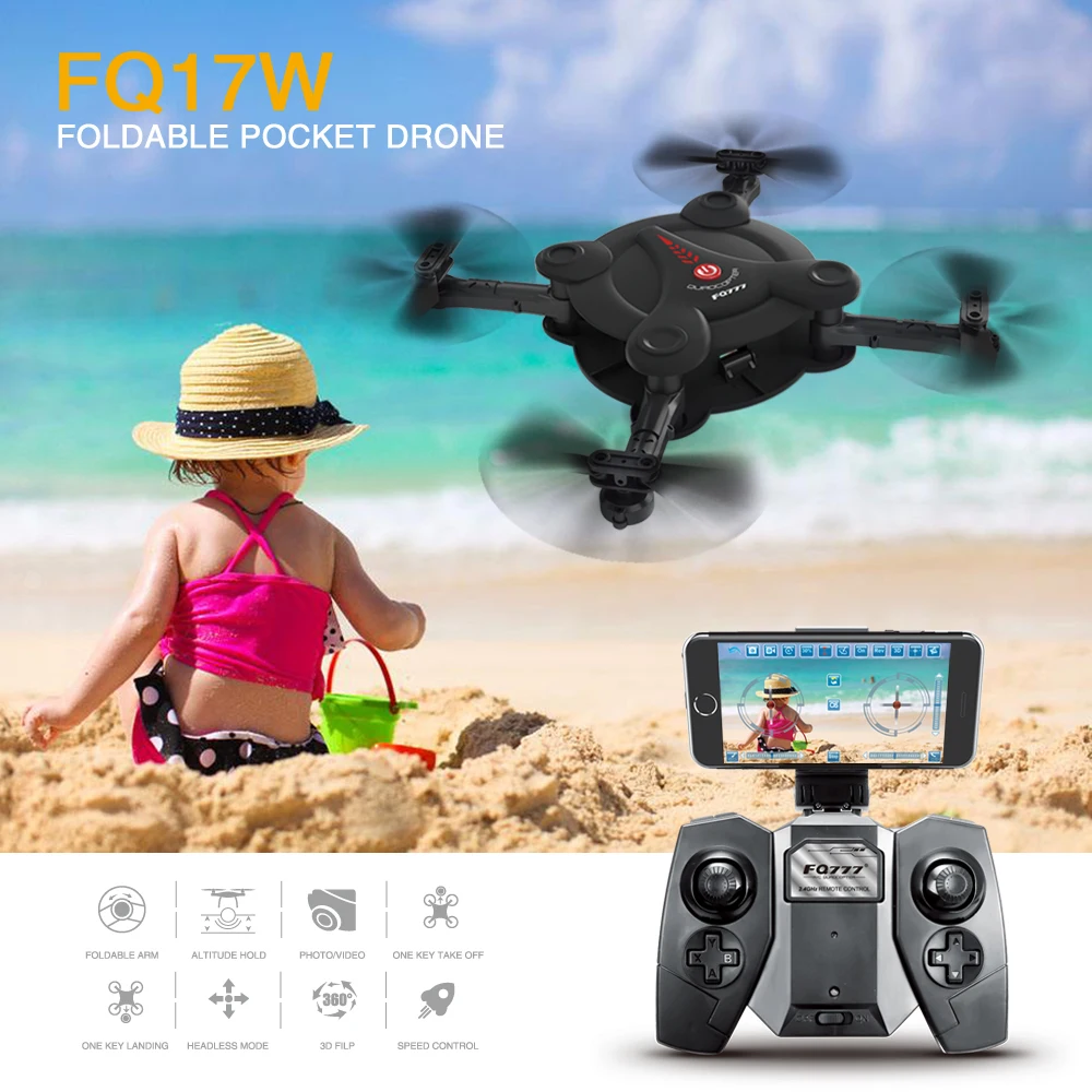 LeadingStar Mini Quadcopter Helicopter 6 Axis Gyro 2 4GHz 4CH Camera WiFi FPV Foldable Pocketable font