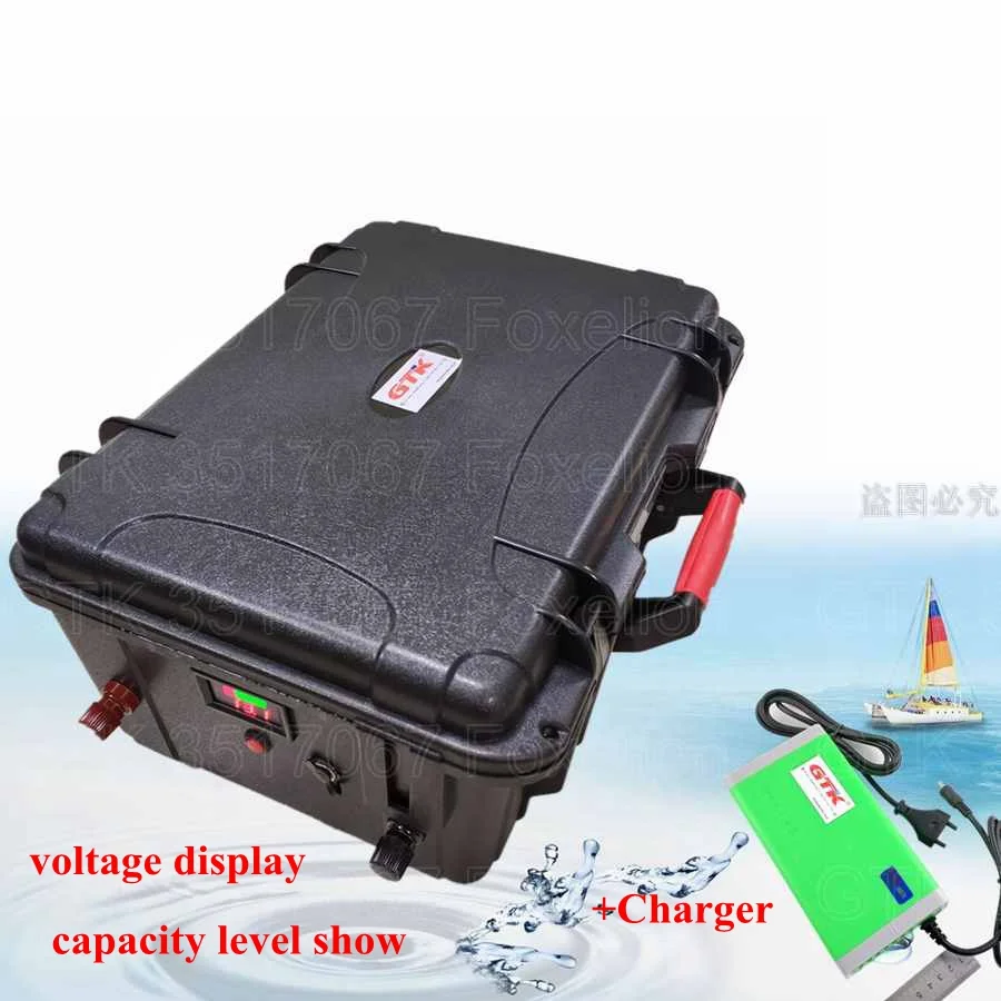 Аккумулятор Lifepo4 12 8 в а/ч для eboat motors солнечная энергия ups + зарядное устройство