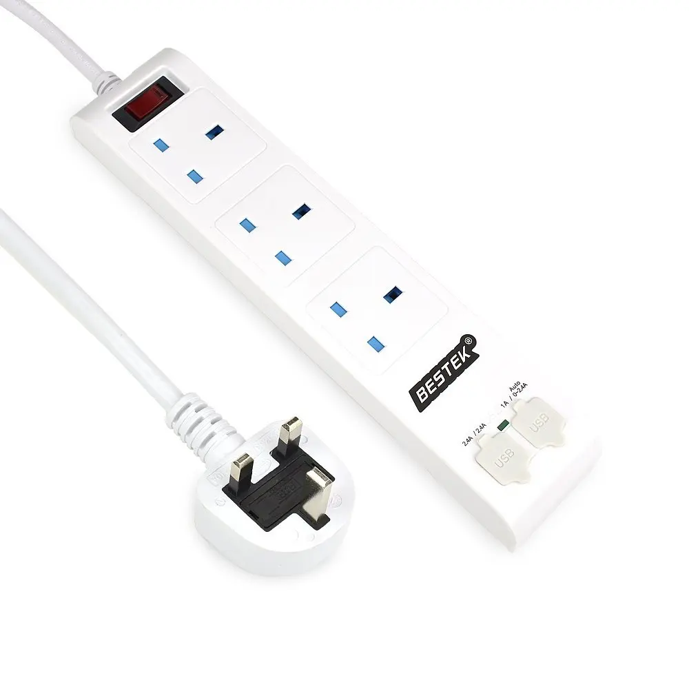 BESTEK 7 Outlet Surge Protector Overload Short Circuit Protection Power