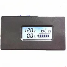 10 шт. цифровой тестер литиевой батареи ЖК-метр Напряжение Ток Электрический заряд 18650 18350 26650 литиевая батарея