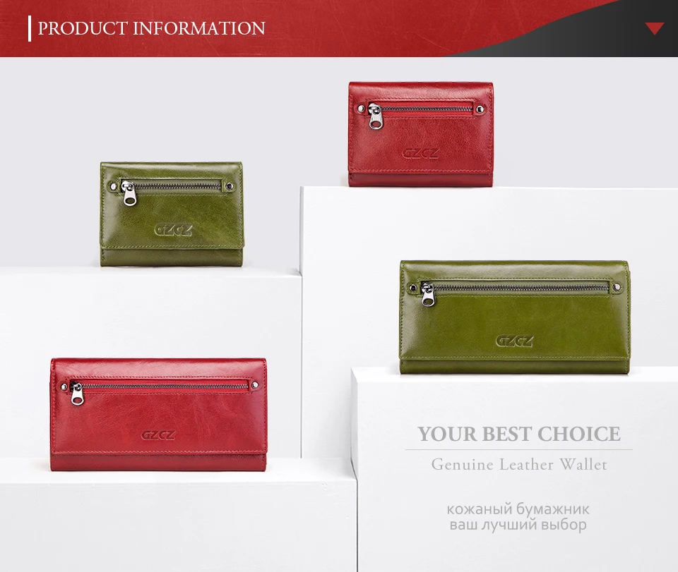 Дропшиппинг кошелек Зеленый Красный модный клатч кошельки фирменный дизайн Высокое качество Женская длинная сумка для телефона с портмоне для Rfid