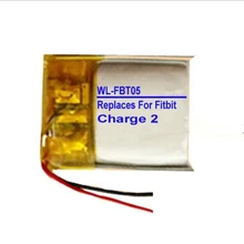 10 шт./лот TTVXO для 60 мАч Smartband Fitbit Charge 2 Smartwatch Батарея LSSP411415