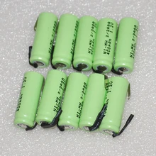 5 10 UNITEK 1 2V 2 3AAA rechargeable battery 400mah 2 3 AAA ni mh cell
