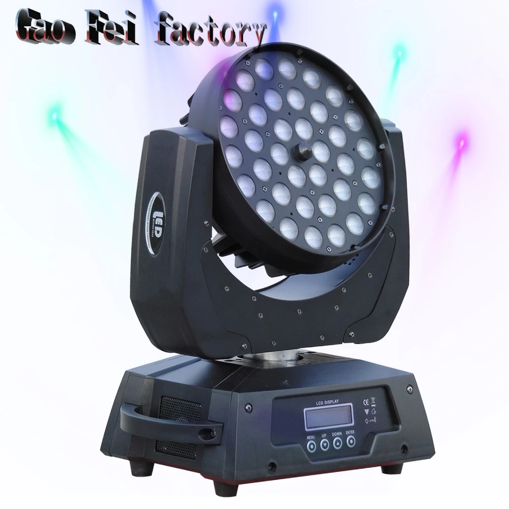 

led wash moving head 36 X12W 4IN1quad rgbw led disco light beam spot wash stage lights
