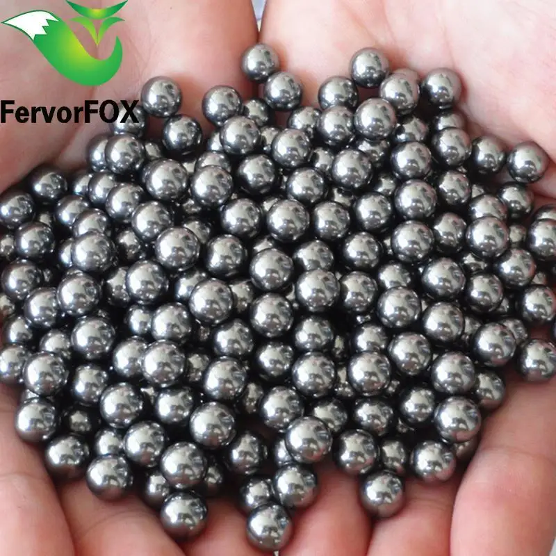 

wholesale 100pcs/lot 6.35mm Hunting Slingshot Stainless AMMO Steel Balls outdoor