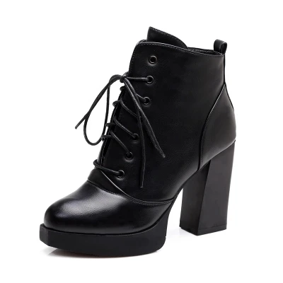 

British wind Martin boots women's boots 2018 autumn new short boots stiletto pointed high heels winter women's shoes