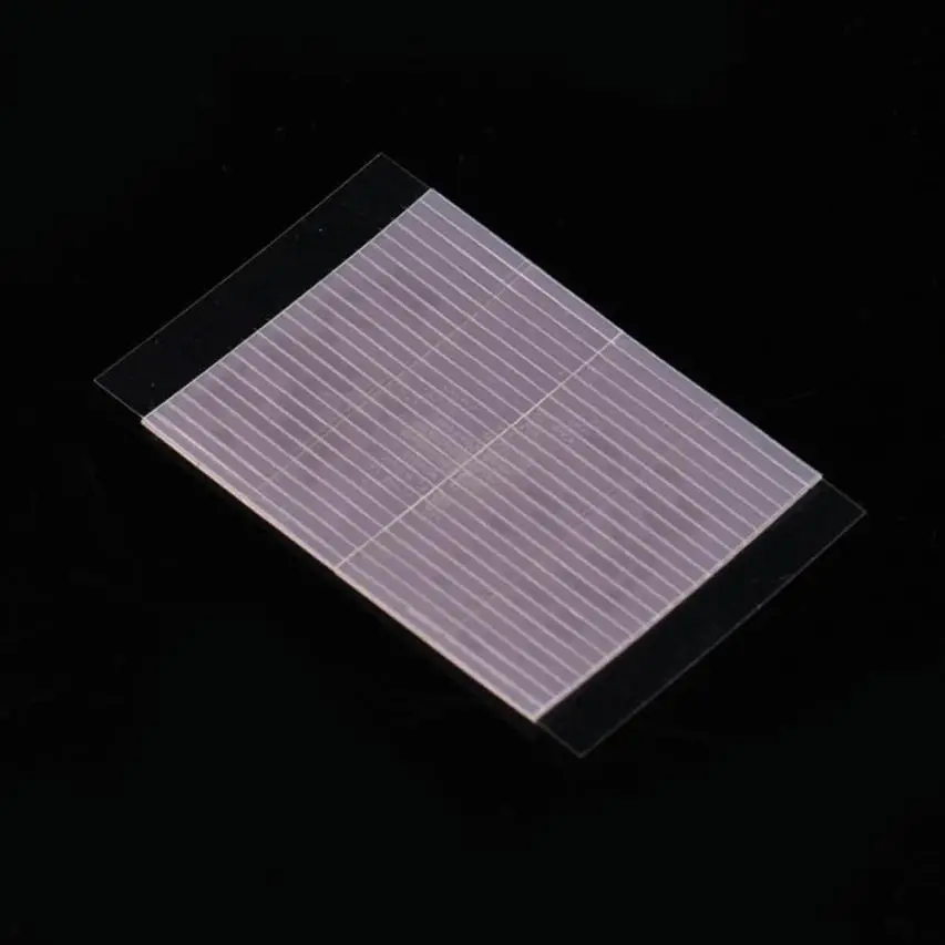 10 листов Невидимый волокна двусторонный клейкой наклейки для век технический глаз ленты X7065Down