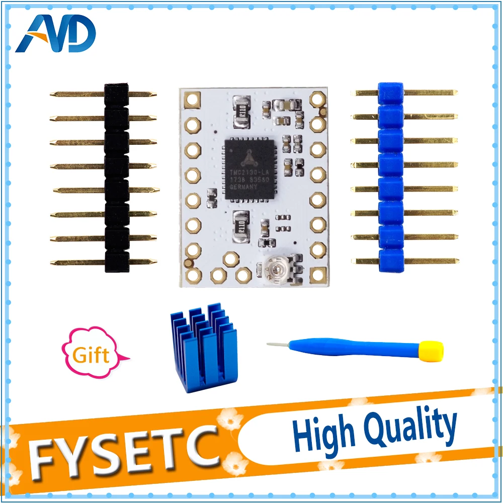 5 шт. TMC2130 v1.1 TMC2130 шаговый двигатель StepStick бесшумный драйвер Отличная защита стабильности с радиатором VS TMC2100