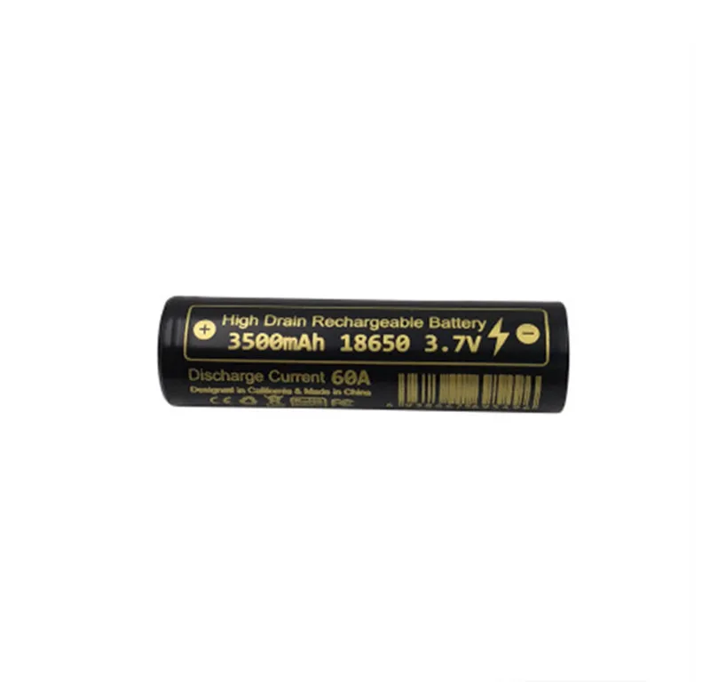 Bestkalint IMR 18650 аккумулятор 3500mAh 60A 3,7 v перезаряжаемый плоский верх батареи батарея для электронной сигареты