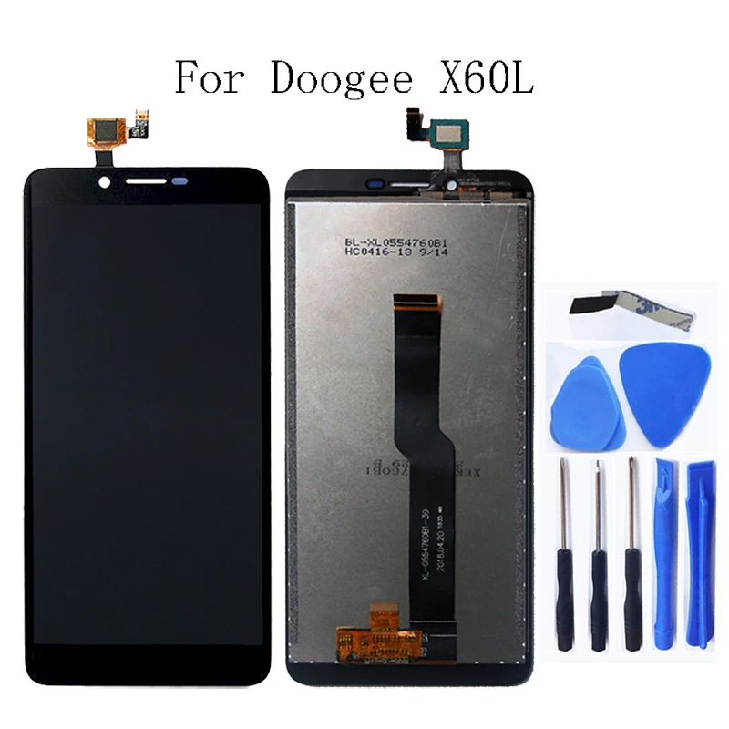 

For Doogee X60L Original LCD Display Touch Screen 5.5 Inch For Doogee X60L Mobile Phone Display Mobile Phone Accessories +Tool