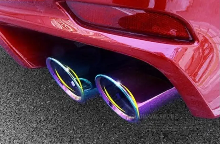 

JINGHANG Car stainless steel Accessories tailpipe exhaust pipe fitting Fit For 18 Toyota Camry 2018