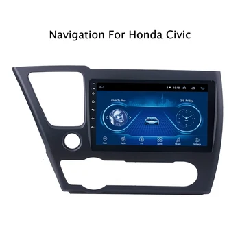 

Super Slim Touch Screen Android 10.0 car radio GPS Navigation for Honda Civic 2014 2017 Head unit Stereo Multimedia Bluetooth