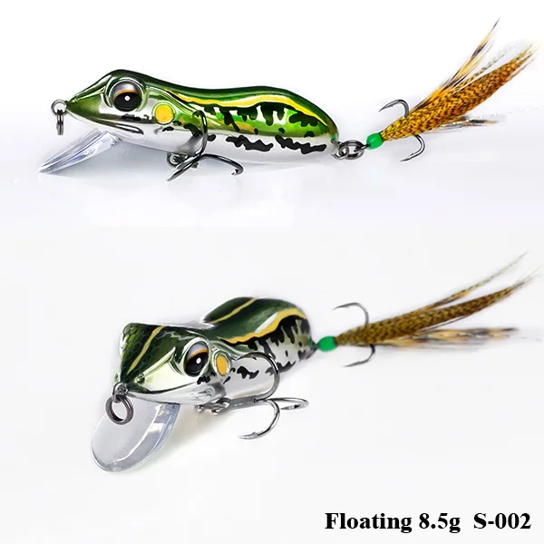 Роскошная серия бренд SFT тип лягушка рыболовная приманка Fishfrog bass sneakhead Crankbait симуляция лягушка искусственная приманка - Цвет: S002F